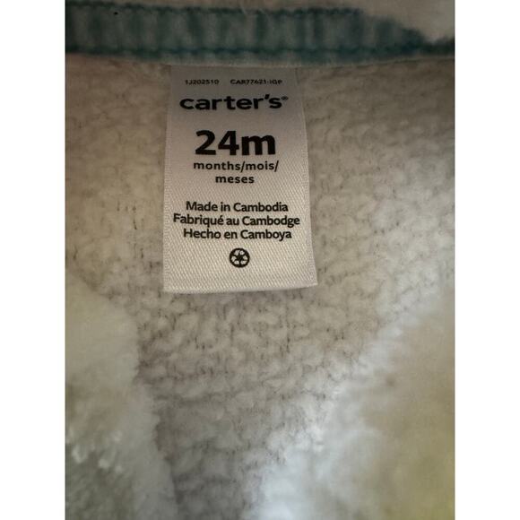 Carter’s 24mon white Bunny Sherpa vest with pink ears. - Picture 13 of 13